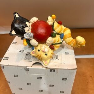 Sweet Pea & Sophia Cat Play Cat Christmas Stocking Holder